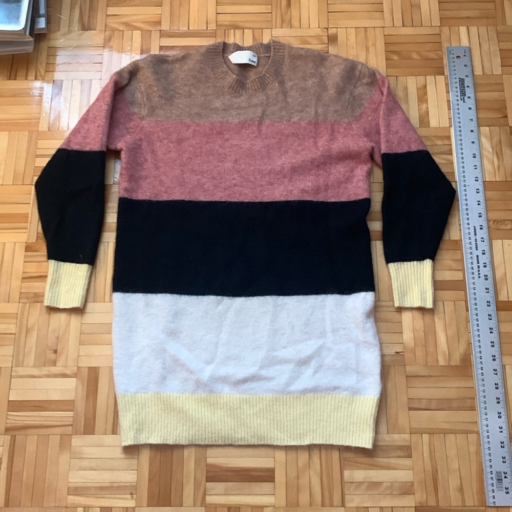 Long alpaca blend sweater